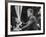 President John F. Kennedy, Waving at Crowd During Speech-John Dominis-Framed Photographic Print