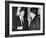 President John Kennedy Confers with Former Vice President Richard Nixon-null-Framed Photo