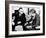 President John Kennedy Meeting with Vice President Lyndon Johnson-null-Framed Photo