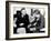 President John Kennedy Meeting with Vice President Lyndon Johnson-null-Framed Photo