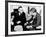 President John Kennedy Meeting with Vice President Lyndon Johnson-null-Framed Photo