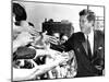 President John Kennedy Shakes Hands as He Arrives at Independence Hall, July 4, 1962-null-Mounted Photo