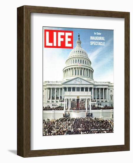 President Johnson's Inaugural, January 29, 1965-John Dominis-Framed Photographic Print