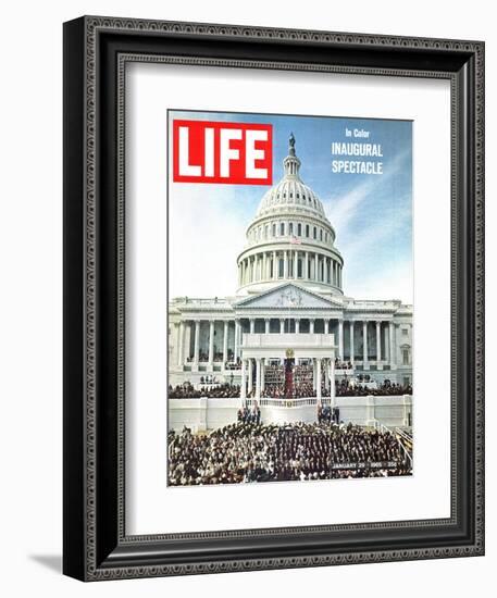 President Johnson's Inaugural, January 29, 1965-John Dominis-Framed Photographic Print