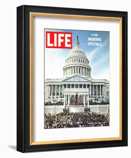 President Johnson's Inaugural, January 29, 1965-John Dominis-Framed Photographic Print