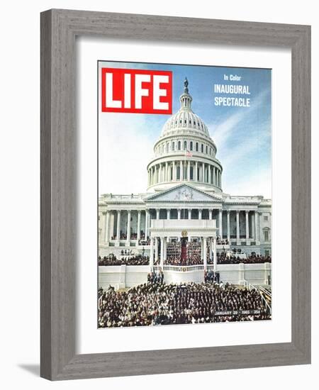 President Johnson's Inaugural, January 29, 1965-John Dominis-Framed Photographic Print