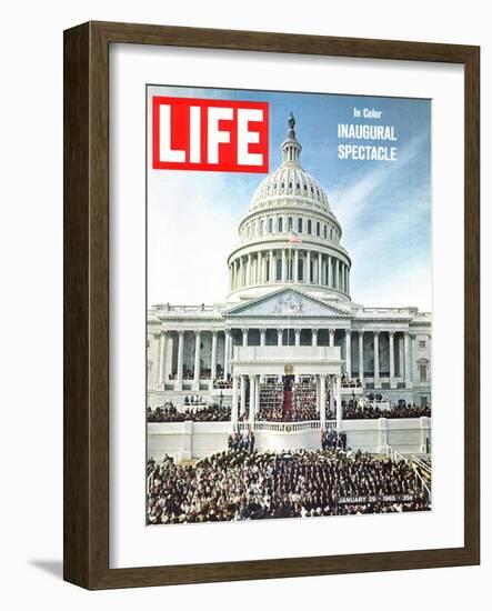 President Johnson's Inaugural, January 29, 1965-John Dominis-Framed Photographic Print