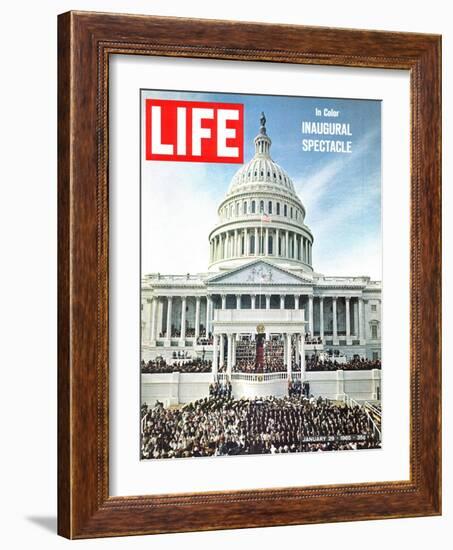 President Johnson's Inaugural, January 29, 1965-John Dominis-Framed Photographic Print