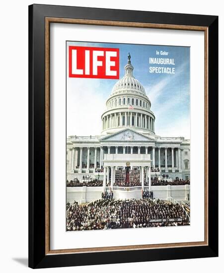 President Johnson's Inaugural, January 29, 1965-John Dominis-Framed Photographic Print