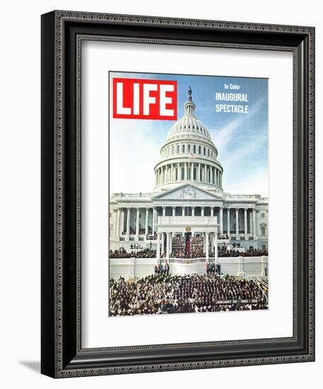 President Johnson's Inaugural, January 29, 1965-John Dominis-Framed Photographic Print