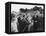 President Kennedy Greets Peace Corps Volunteers on the White House South Lawn-Stocktrek Images-Framed Premier Image Canvas