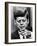 President Kennedy Pointing to a Reporter During a Press Conference, Feb 14, 1963-null-Framed Photo