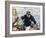 President Kennedy Sailing Aboard US Coast Guard Yacht 'Manitou', Rhode Island, 1962-null-Framed Photo