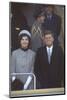 President Kennedy with First Lady Jackie at His Inauguration-Leonard Mccombe-Mounted Photographic Print