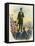 President Lincoln Giving His Speech at the Gettysburg Battlefield During the Civil War-null-Framed Premier Image Canvas