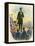President Lincoln Giving His Speech at the Gettysburg Battlefield During the Civil War-null-Framed Premier Image Canvas