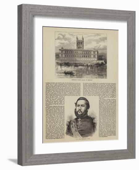 President Lopez in Asuncion-null-Framed Giclee Print