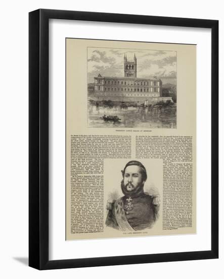 President Lopez in Asuncion-null-Framed Giclee Print