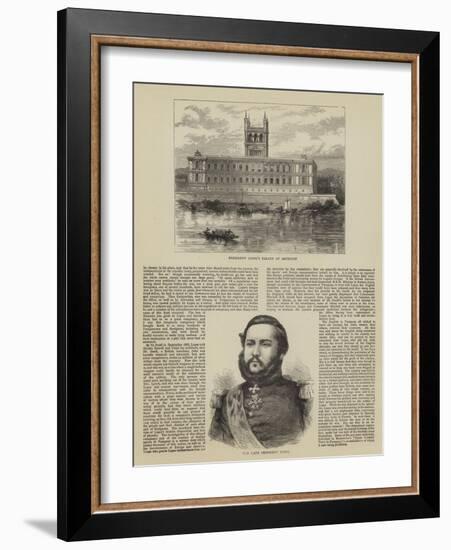 President Lopez in Asuncion-null-Framed Giclee Print