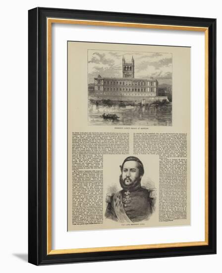 President Lopez in Asuncion-null-Framed Giclee Print