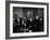 President Lyndon Johnson, Watched by Martin Luther King, Jr. Signing Civil Rights Act, July 2, 1964-null-Framed Photo