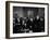 President Lyndon Johnson, Watched by Martin Luther King, Jr. Signing Civil Rights Act, July 2, 1964-null-Framed Photo