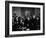 President Lyndon Johnson, Watched by Martin Luther King, Jr. Signing Civil Rights Act, July 2, 1964-null-Framed Photo