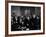 President Lyndon Johnson, Watched by Martin Luther King, Jr. Signing Civil Rights Act, July 2, 1964-null-Framed Photo