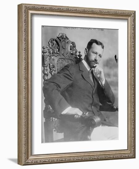 President Menocal of Cuba, c.1915-null-Framed Photographic Print