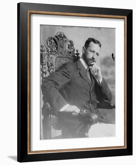 President Menocal of Cuba, c.1915-null-Framed Photographic Print