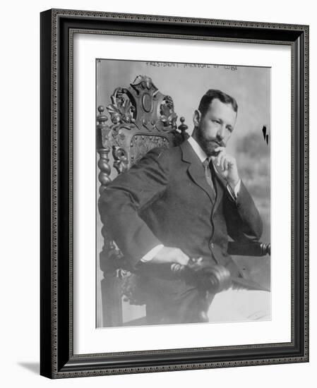 President Menocal of Cuba, c.1915-null-Framed Photographic Print