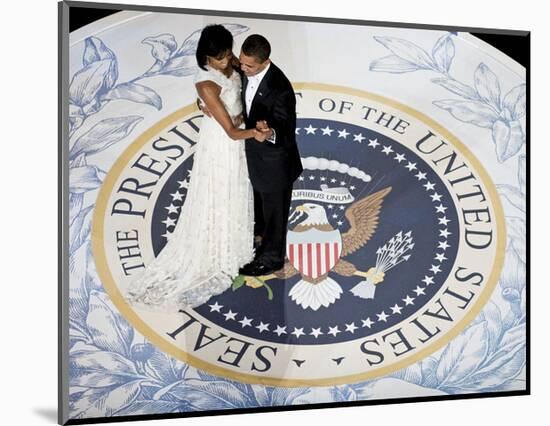 President Obama and The First Lady-Celebrity Photography-Mounted Art Print