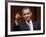 President Obama Points to Crowd before Signing Health Care and Education Reconciliation Act of 2010-null-Framed Photographic Print