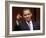 President Obama Points to Crowd before Signing Health Care and Education Reconciliation Act of 2010-null-Framed Photographic Print