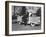 President of American Motors George W. Romney Getting Out of His Car-Grey Villet-Framed Photographic Print