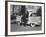 President of American Motors George W. Romney Getting Out of His Car-Grey Villet-Framed Photographic Print