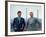 President of Fiat Gianni Agnelli Standing with Brother, Umberto Agnelli-David Lees-Framed Premium Photographic Print