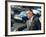 President of Fiat Gianni Agnelli Standing with Cars in Background, at Fiat Factory-David Lees-Framed Premium Photographic Print