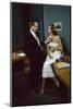 President of Revlon Charles Revson with Model Susie Parker, New York, NY 1956-Leonard Mccombe-Mounted Photographic Print