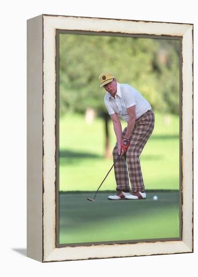 President Reagan Playing Golf at the Annenberg Estate in Rancho Mirage California, Dec. 30, 1986-null-Framed Stretched Canvas