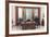 President Reagan Working at His Desk in the Oval Office. July 15 1988. Po-Usp-Reagan_Na-12-0101M-null-Framed Photo