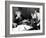 President Richard Nixon and Henry Kissinger Talking on Air Force One-null-Framed Photo