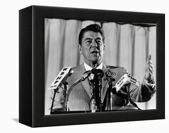 President, Ronald Reagan, 1975-null-Framed Stretched Canvas