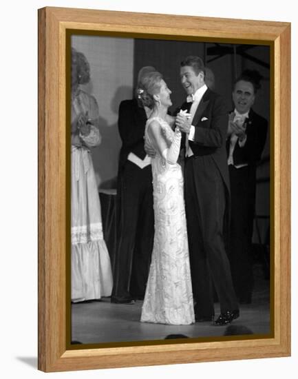 President Ronald Reagan and His Wife-null-Framed Premier Image Canvas