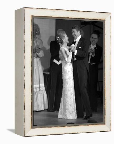 President Ronald Reagan and His Wife-null-Framed Premier Image Canvas