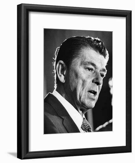 President, Ronald Reagan, During His 1976 Campaign for the Presidency, April 23, 1976-null-Framed Photo