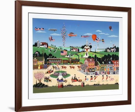 President's Parade-Nicky Watanabe-Framed Serigraph