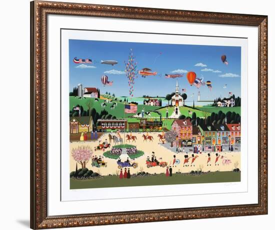 President's Parade-Nicky Watanabe-Framed Serigraph