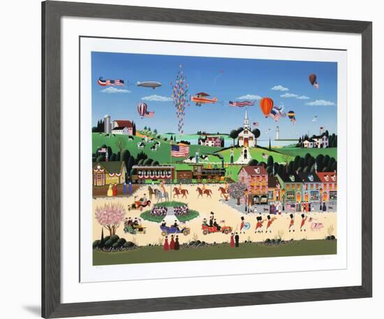 President's Parade-Nicky Watanabe-Framed Serigraph