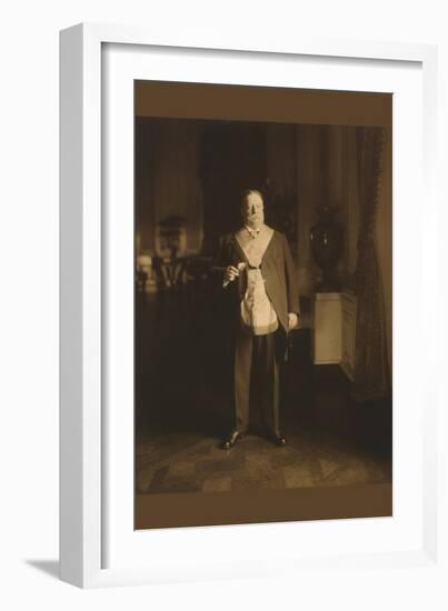 President William Howard Taft In Masonic Regalia--Framed Art Print